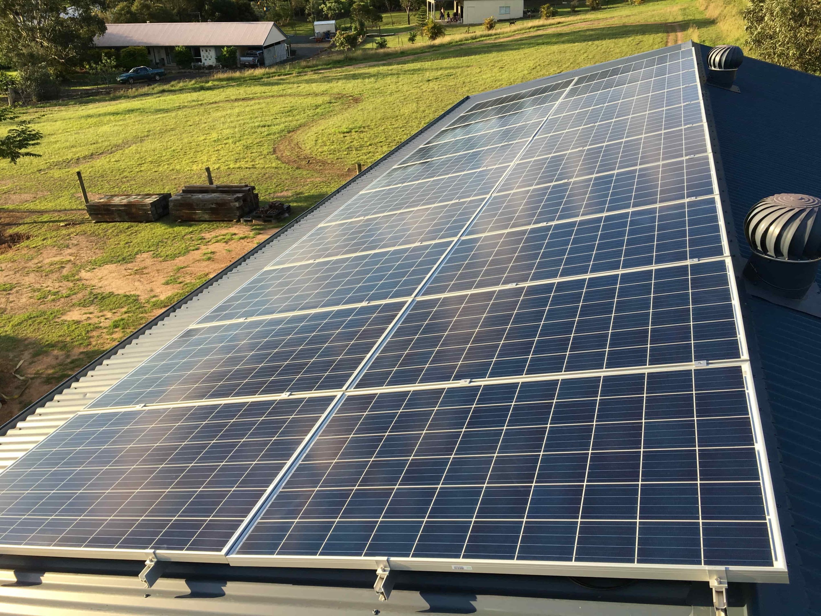 Rural Solar Panel Installation